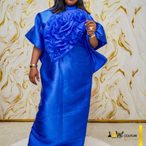 The Royal Azure Statement Gown